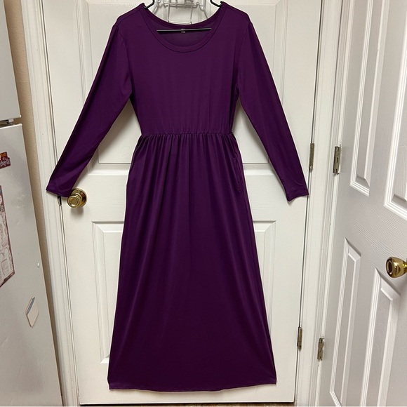 Unbranded Dresses & Skirts - Unbranded Purple Long Sleeve Dress
